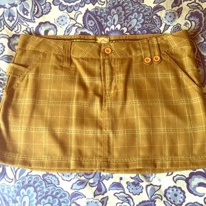 Plaid mini skirt - EUC